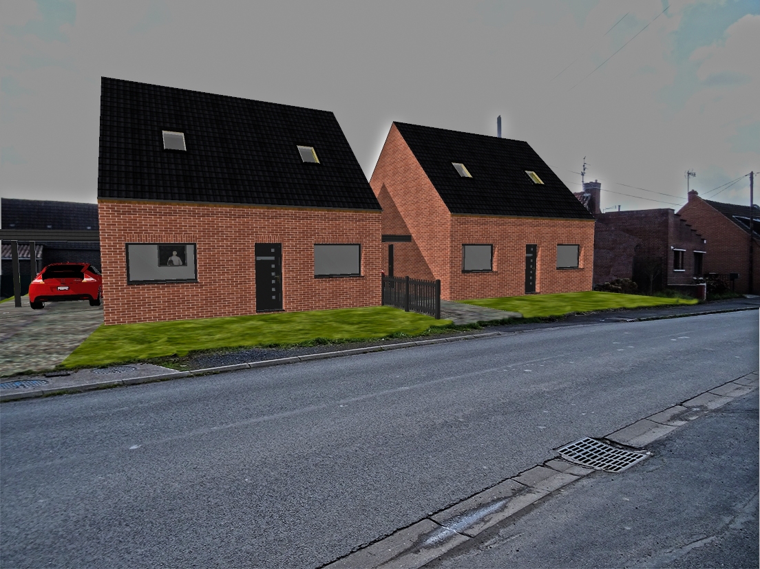 Construction de deux maisons individuelles - Faumont - Struct'O Plans