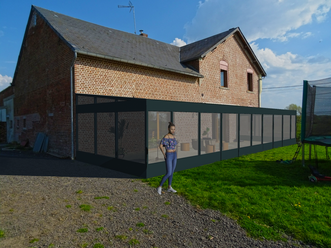 Construction d'une véranda - Landrecies - Struct'O Plans