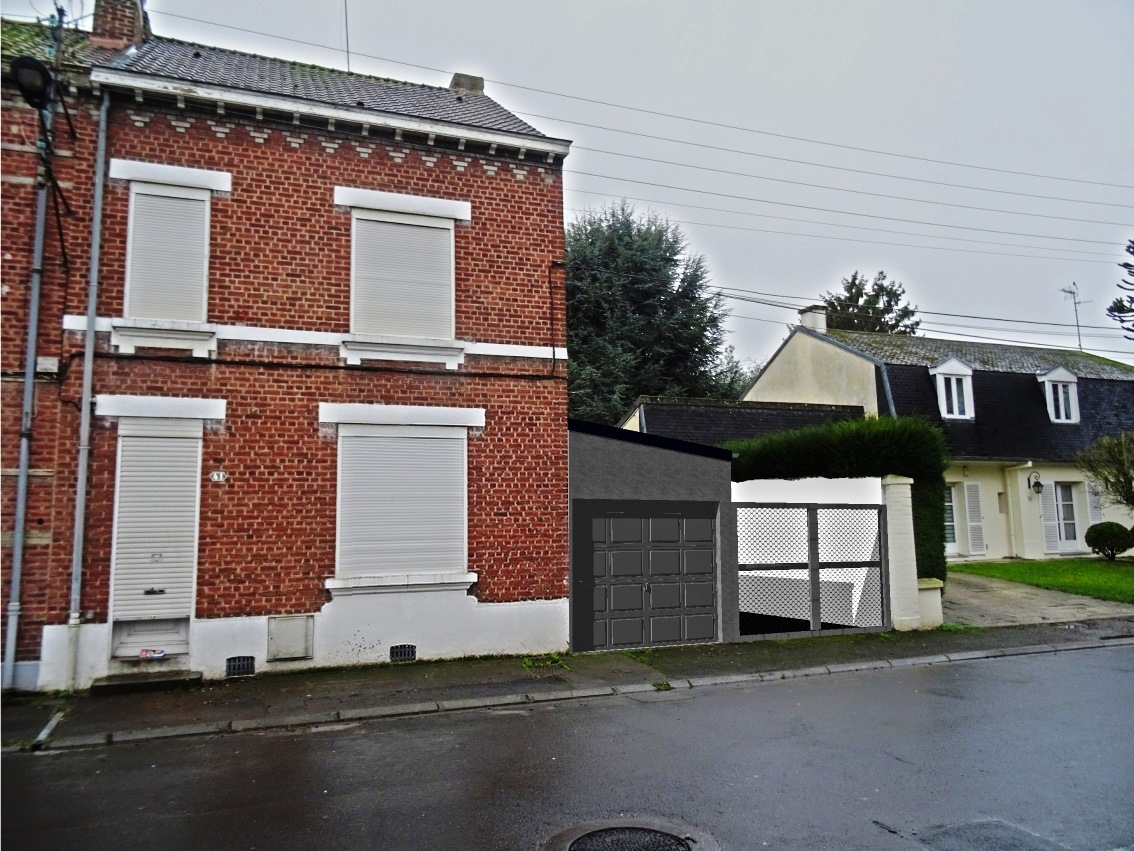 Création d'un garage et extension - Valenciennes - Struct'O Plans