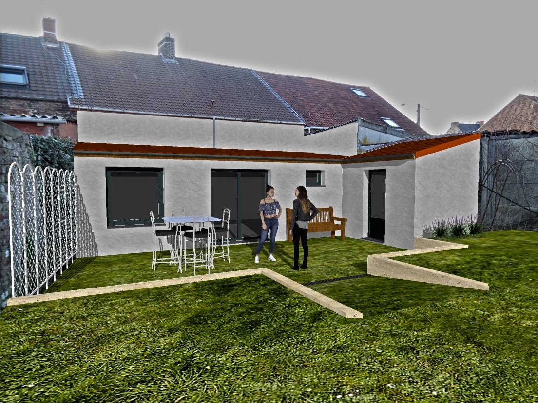 Modification de l'aspect extérieur de l'habitation - Hergnies - Struct'O Plans