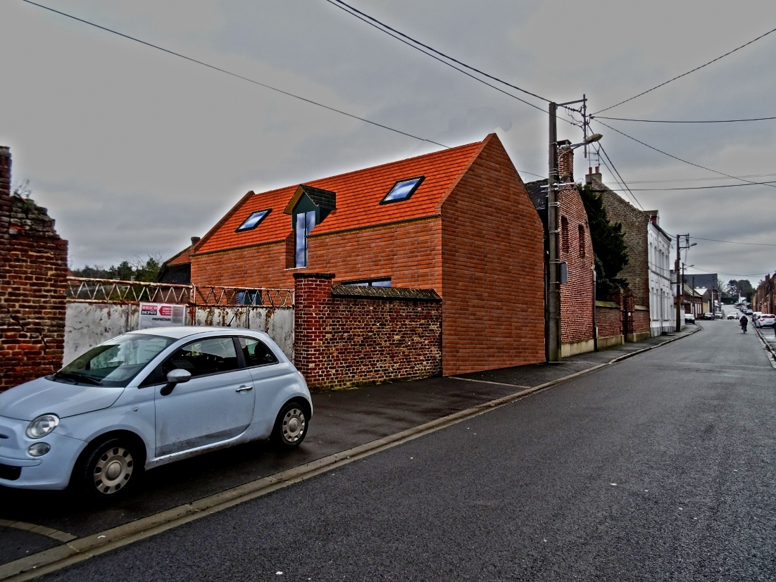 Réhabilitation d’une ancienne grange en habitation - Proville - Struct'O Plans