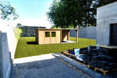 Construction d'un abri de jardin - Caudry - Struct'O Plans