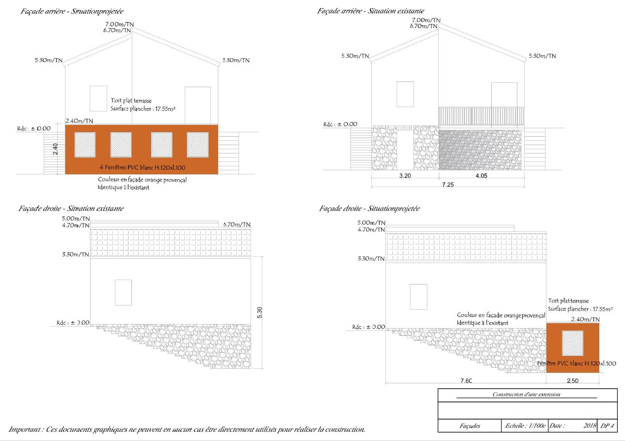 Déclaration préalable - Sclos de Contes - Struct'O Plans