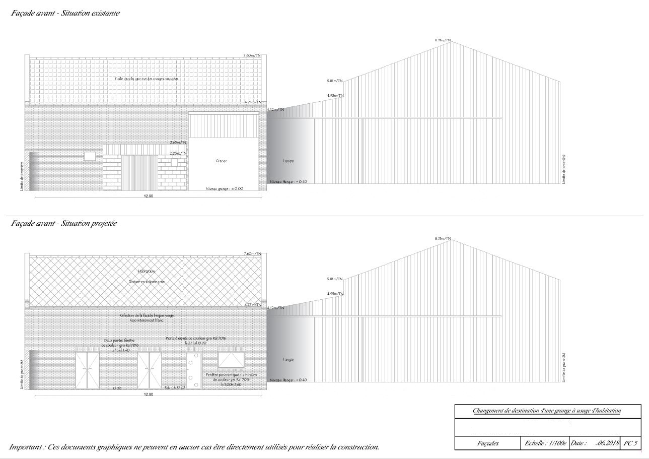 Permis de construire - Lesquielles-Saint-Germain - Struct'O Plans