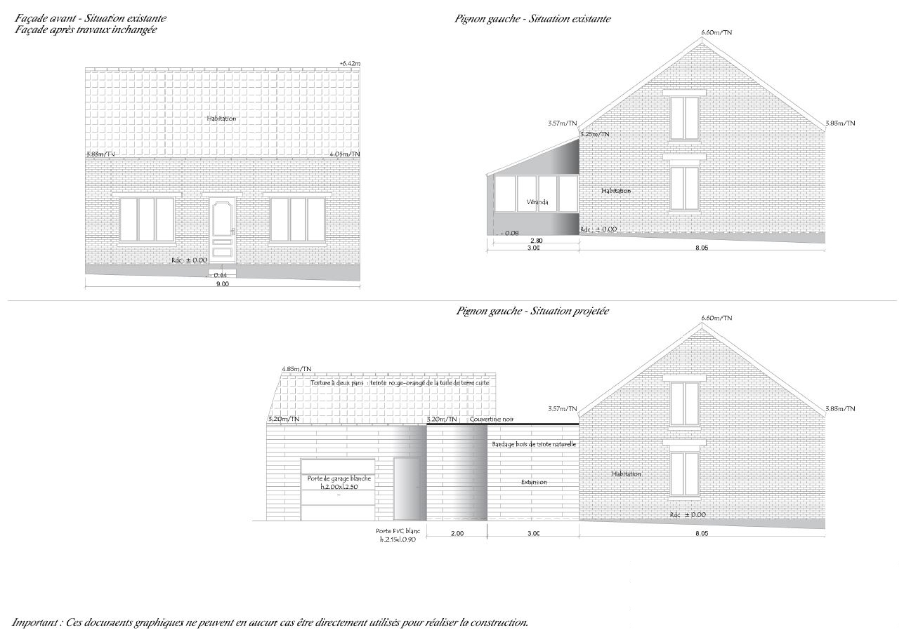 Permis de construire - Nomain - Struct'O Plans