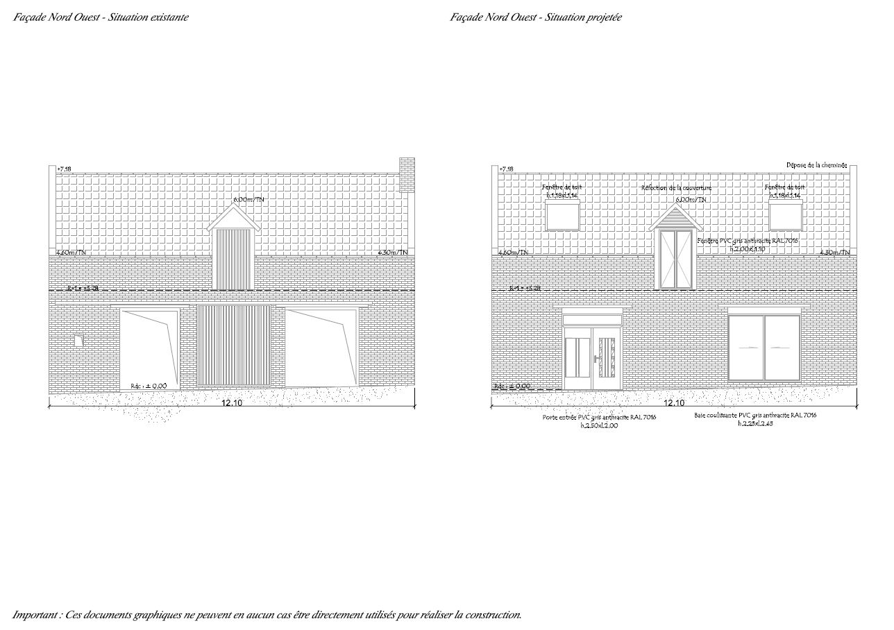 Permis de construire - Proville - Struct'O Plans