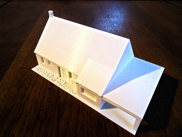 maquette 3d avant la construction de maison